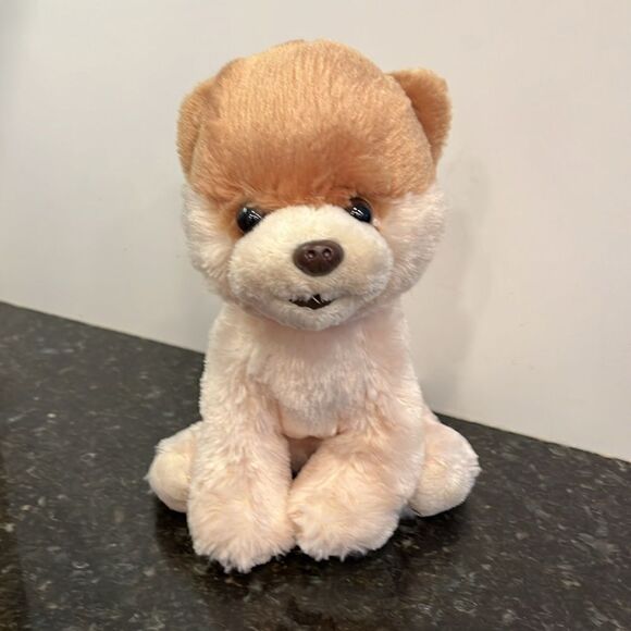 Gund BOO Worlds Cutest Dog Pomeranian Dog Plush Stuffed Animal w Pink Sweater - Picture 7 of 13